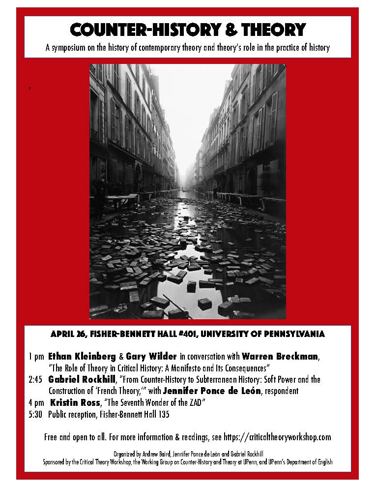Counterhistories of theory April 26